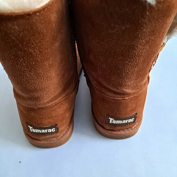 Tamarac Wool Lined Chestnut Suede Boots - Picture 2 of 3